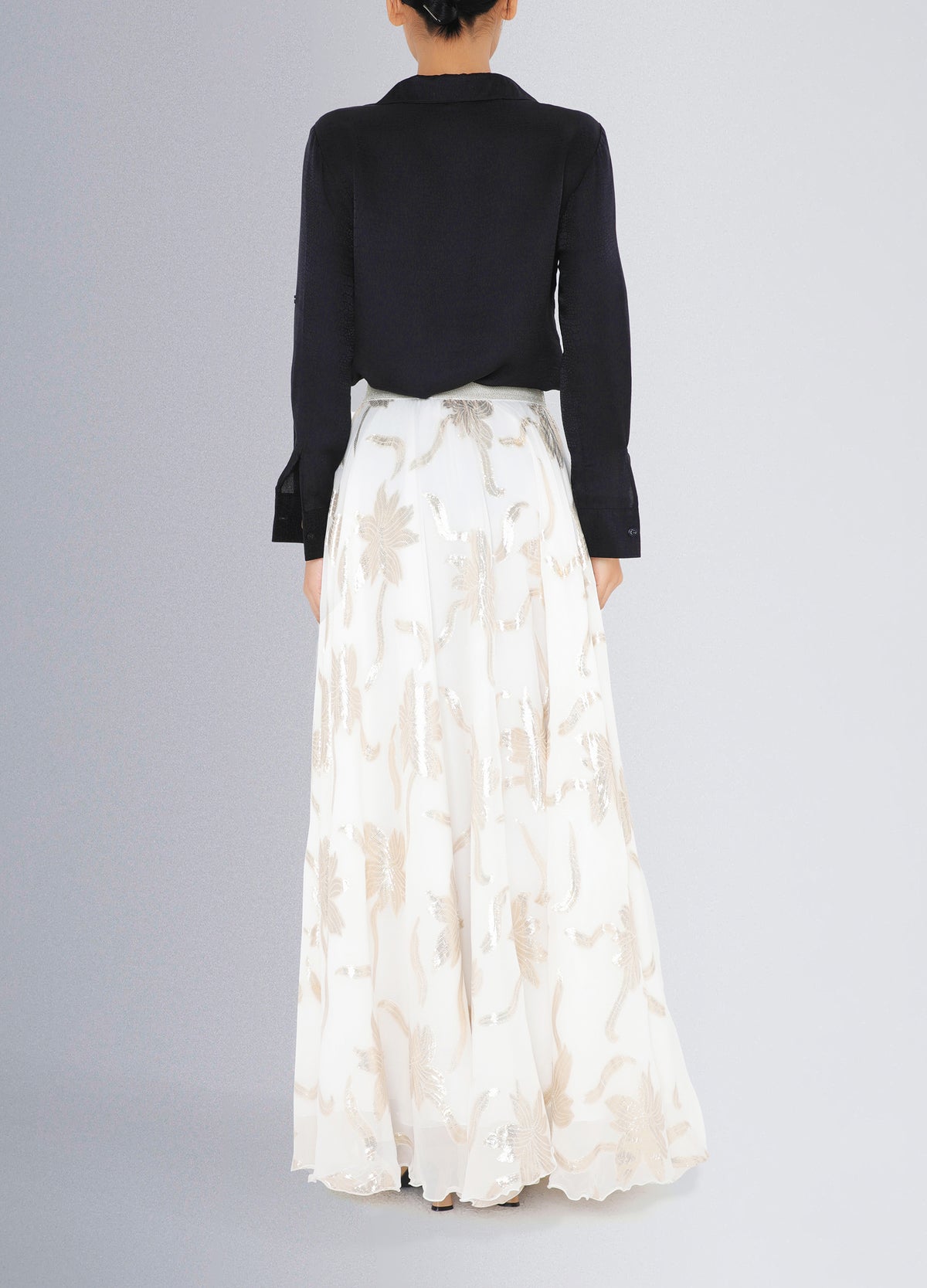 Grace Maxi Skirt - White