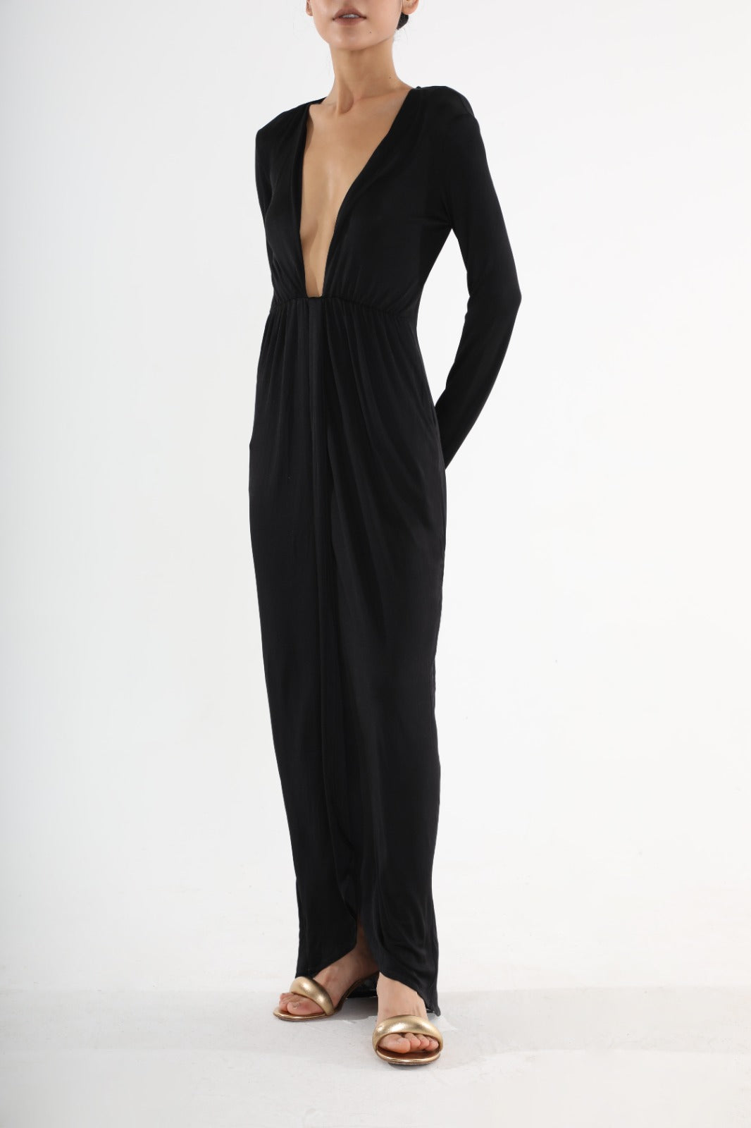 Hong Kong Dress Black Charlotta Gandolfo