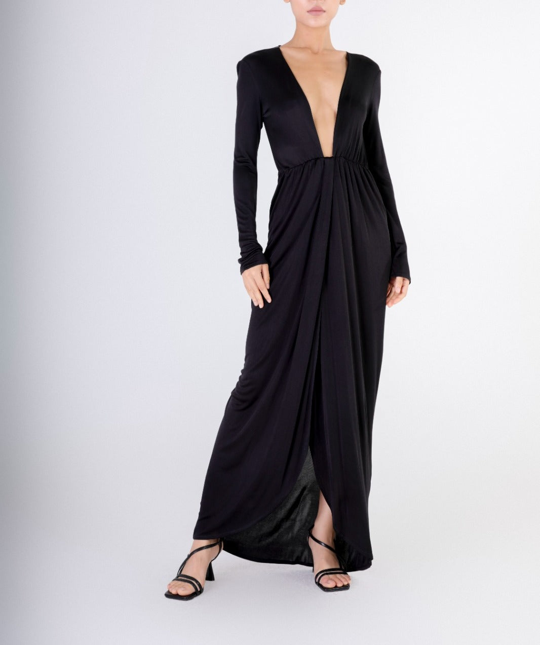 Hong Kong Dress Black Charlotta Gandolfo