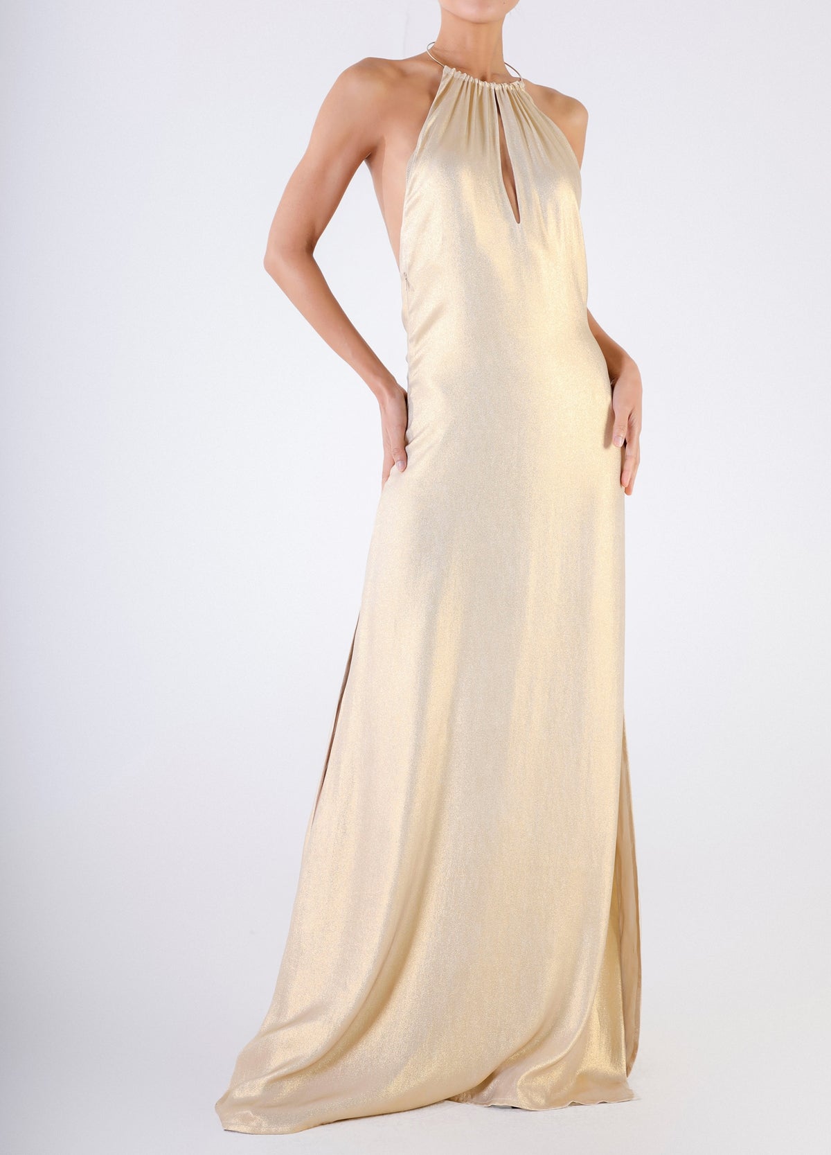 Taiwing Dress - Gold