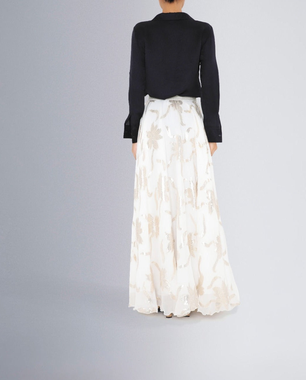 Grace Maxi Skirt - White